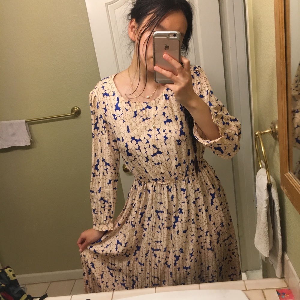 Vintage floral dress